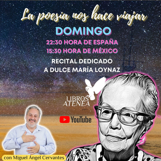 #10 La poesía nos hace viajar ▷ Recital de poesía en directo dedicado a Dulce María Loynaz