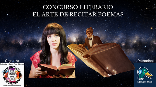 Arrancamos la temporada 21/22 con la I edición del concurso literario El arte de recitar poemas con 3 premios valorados en 2500 € 500€ y 300€ que incluyen publicar tu libro y presentación de libros con este sello editorial.