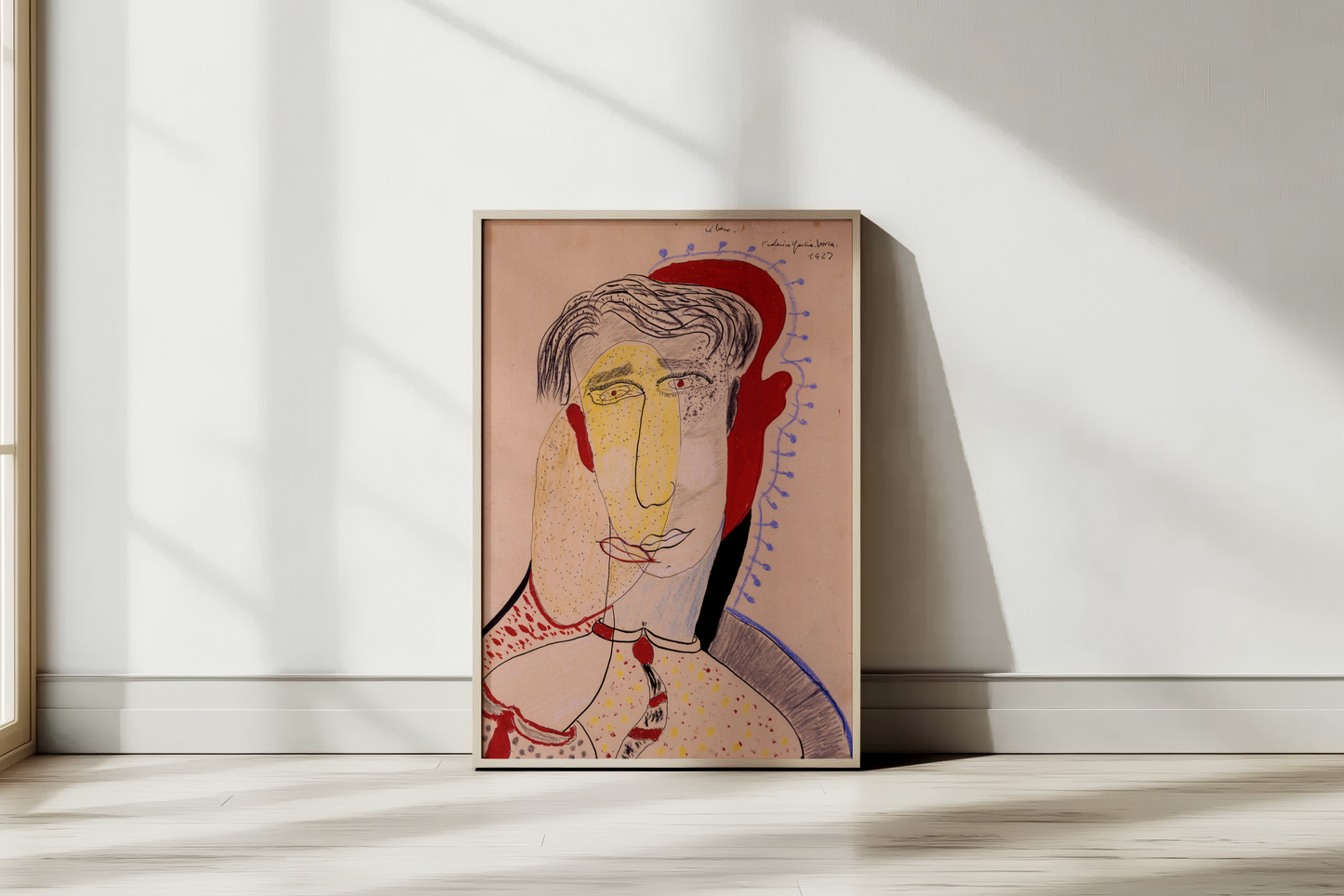 🖼️ El Beso de Federico García Lorca – Lámina artística 30x40 cm