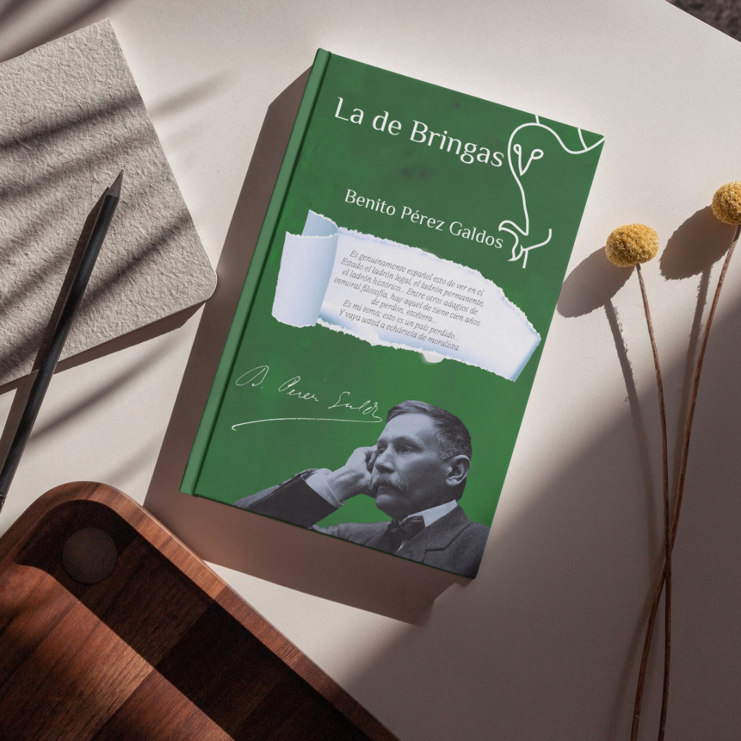 🌟 Descubre "La de Bringas" de Benito Pérez Galdós, una obra maestra del realismo literario español que retrata la sociedad madrileña del siglo XIX. ¡Reserva tu edición especial por solo 15 €! 📖