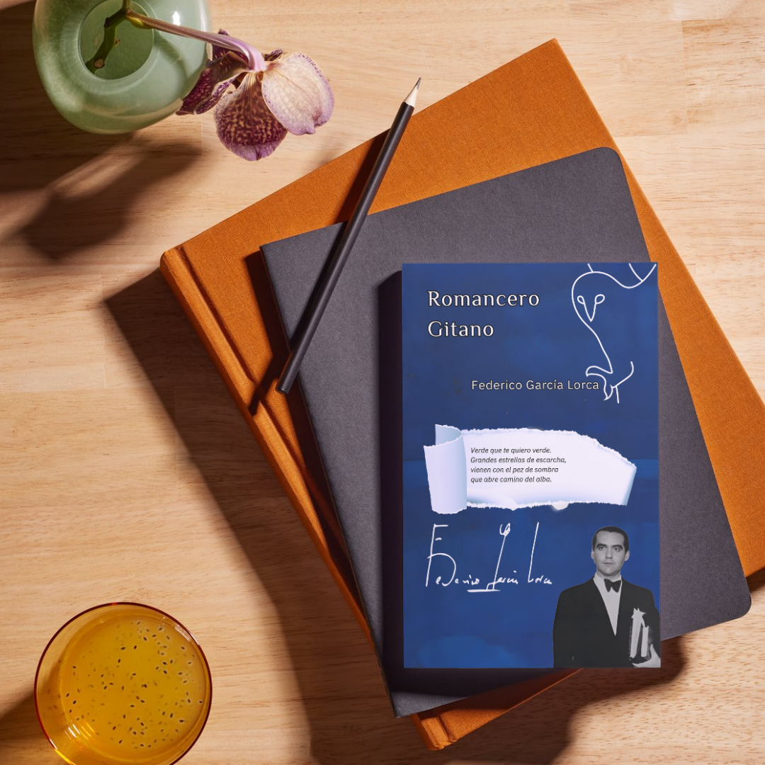 Descubre Romancero gitano en su edición definitiva: 18 romances inolvidables de Lorca, con diseño exclusivo y homenaje poético en la Gira Lorquiana 2025.
