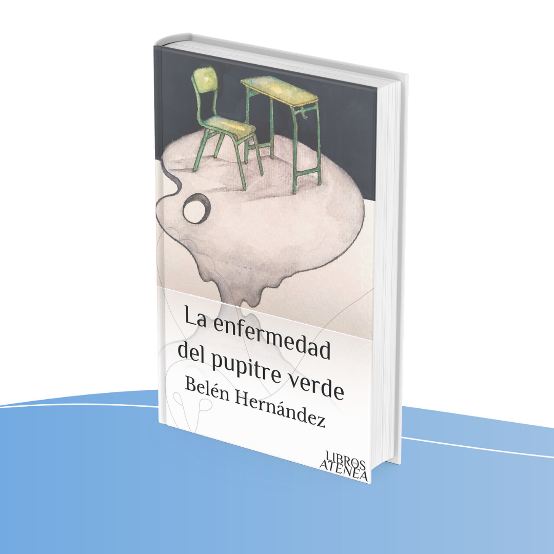La enfermedad del pupitre verde es: «… un libro escrito en voz baja, en la oscuridad de la noche y en la intimidad de la soledad de una mente con su mente»— en palabras de Belén Hernández y añade: «… esta historia nace de la necesidad de tratar de poner un poquito de orden en un rincón de la vida de su autora».