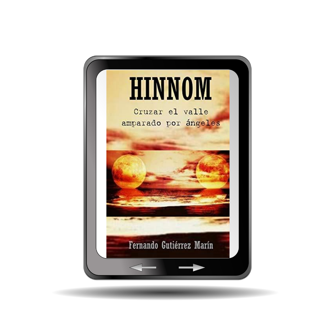 Oferta del libro HINNOM: Cruzar el valle amparado por Ángeles de Fernando Gutiérrez Marín Hospital Universitario Marqués de Valdecilla, Santander, marzo del año 2019. A través de esta historia de superación real, el protagonista se enfrenta a una experiencia cercana a la muerte, la cual, produce una tajante remodelación en su estilo de vida. Relata en primera persona y cronológicamente la pugna por salir del centro universitario: Vivo.