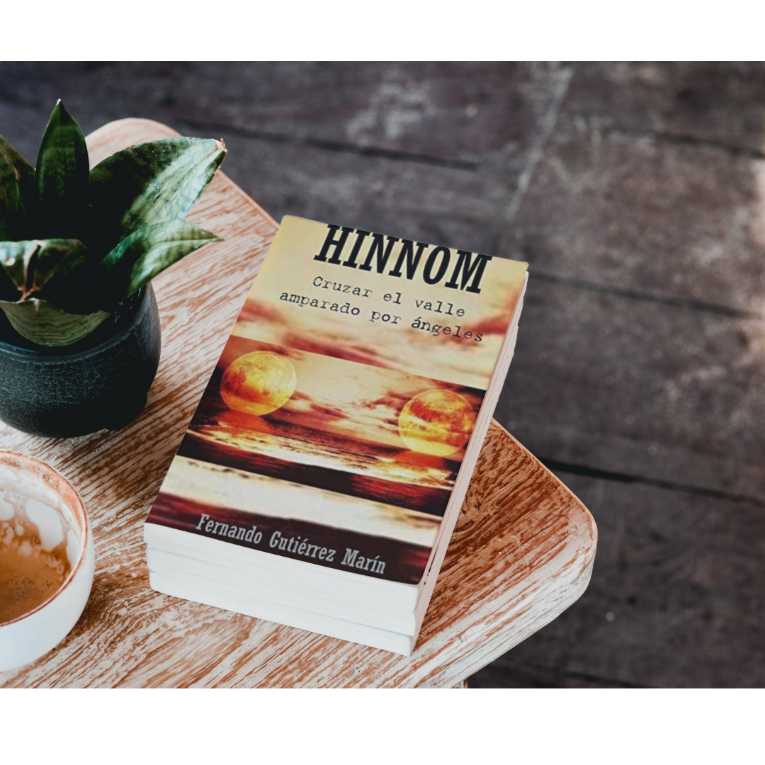 Oferta del libro HINNOM: Cruzar el valle amparado por Ángeles de Fernando Gutiérrez Marín Hospital Universitario Marqués de Valdecilla, Santander, marzo del año 2019. A través de esta historia de superación real, el protagonista se enfrenta a una experiencia cercana a la muerte, la cual, produce una tajante remodelación en su estilo de vida. Relata en primera persona y cronológicamente la pugna por salir del centro universitario: Vivo.
