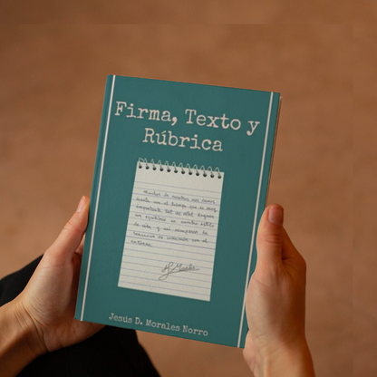 Firma, texto y rúbrica  ▷  Jesús D. Morales Norro