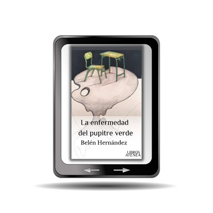 La enfermedad del pupitre verde es: «… un libro escrito en voz baja, en la oscuridad de la noche y en la intimidad de la soledad de una mente con su mente»— en palabras de Belén Hernández y añade: «… esta historia nace de la necesidad de tratar de poner un poquito de orden en un rincón de la vida de su autora».
